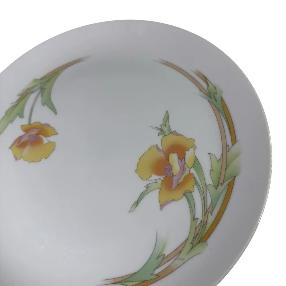 VTG Westbury Toscany Collection Pedestal Cake‎ Stand Floral Porcelain